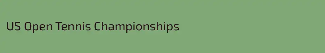 US Open Tennis Championships
